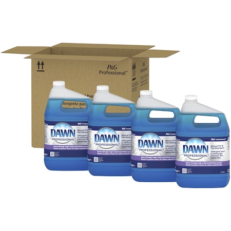 Dawn Dishwashing Liquid, Original, 1 Gallon, , Blue, PK 4 PGC57445CT